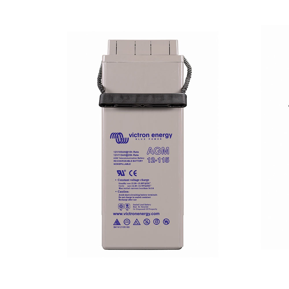 Batería AGM Telecom 12V/115Ah M8 SAI Telecomunicaciones — Victron Energy bateria agm telecom 12v 115ah m8 victron energy sai telecomunicaciones bat412105164