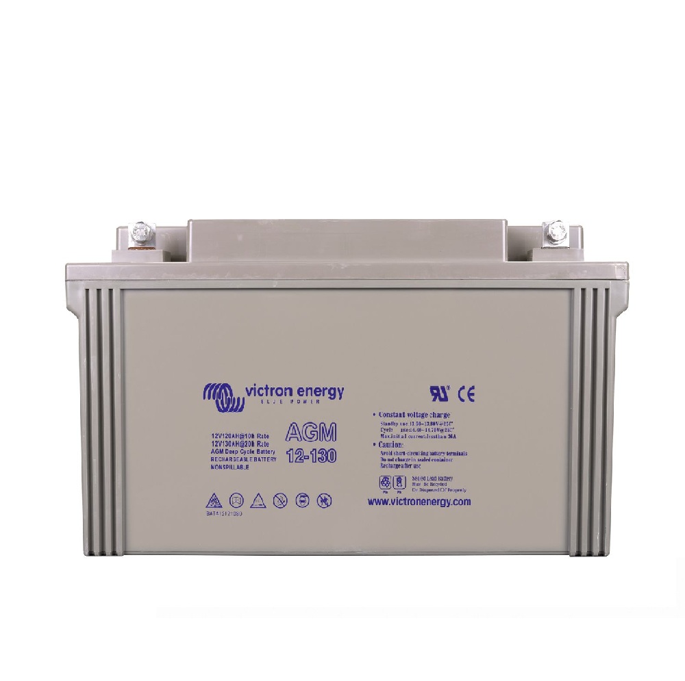 Batería AGM Deep Cycle 12V/130Ah Autonomía Extendida Verano — Victron Energy bateria agm deep cycle 12v 130ah victron energy autonomia extendida verano bat412121084
