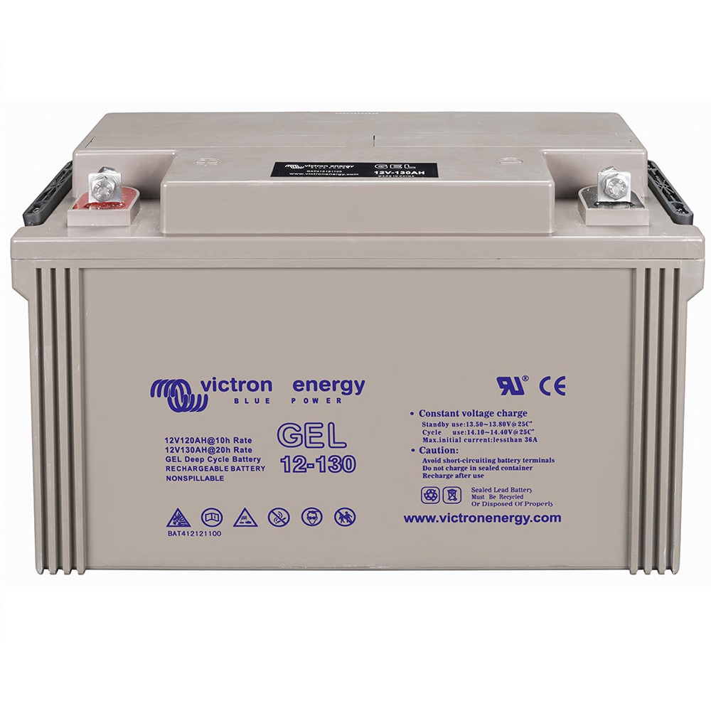 bateria gel deep cycle 12v 130ah victron energy autocaravana estacional bat412121104