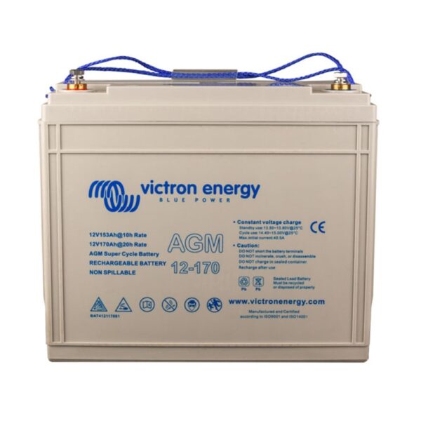 bateria agm super cycle 12v 170ah m8 victron energy maxima capacidad bat412117081
