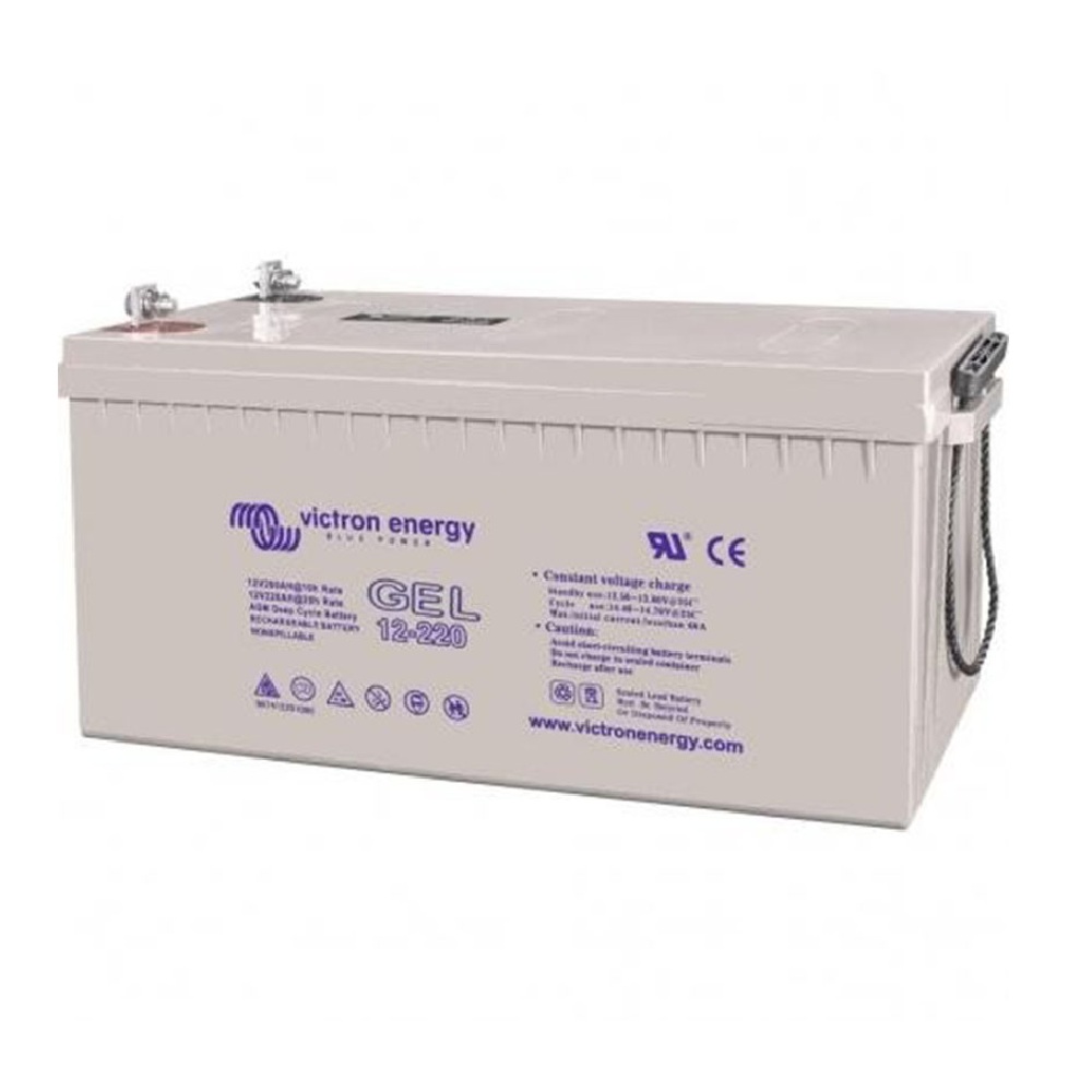 bateria gel deep cycle 12v 220ah victron energy techo gel nautica bat412201104