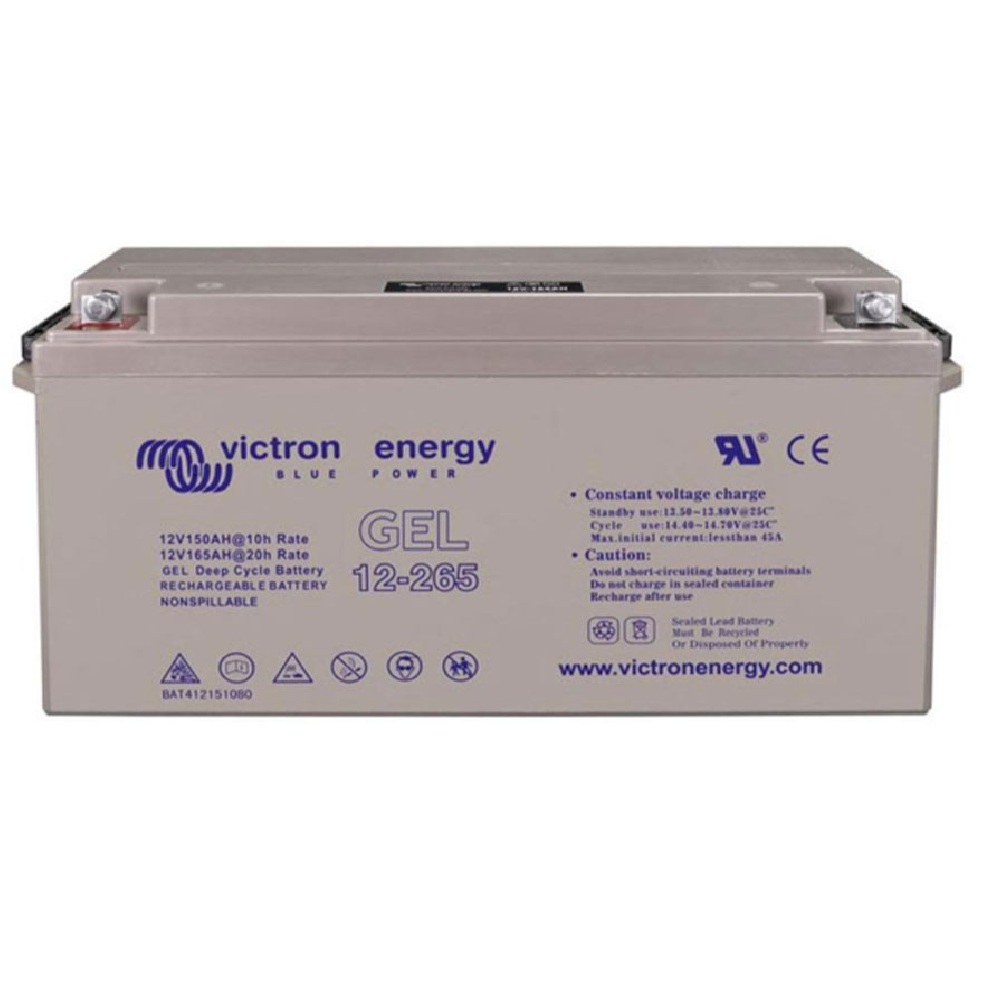 bateria gel deep cycle 12v 265ah m8 victron energy maxima capacidad gel bat412126101