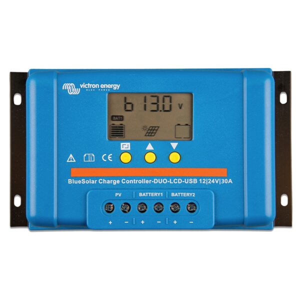 bluesolar pwm lcd usb 12 24v 30a victron energy regulador solar pwm 30a pantalla lcd usb scc010030050