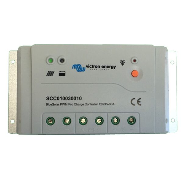 bluesolar pwm pro 12 24v 30a victron energy regulador solar pwm profesional 30a programacion usb scc010030010