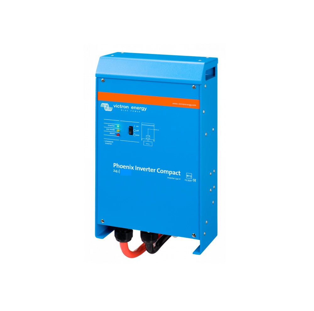 inversor compact 24 2000 victron energy formato mural 125mm maxima potencia 24v cin242200000