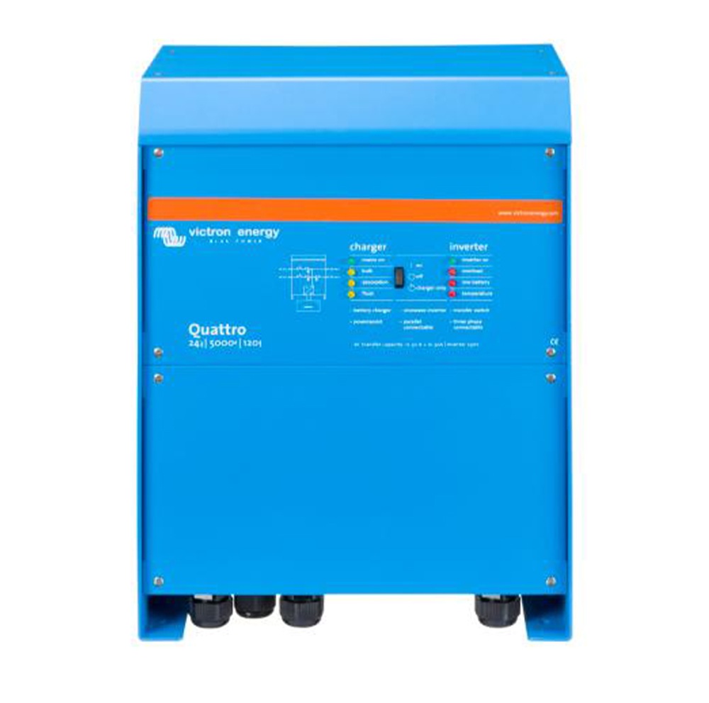 Quattro 24/5000/120-100/100 Techo Quattro 24V Dos Salidas — Victron Energy quattro 24 5000 120 100 100 victron energy techo quattro 24v dos salidas qua245021010