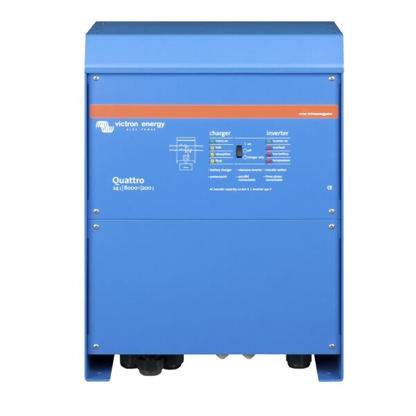 quattro 24 8000 200 100 100 victron energy techo quattro 24v cargador 200a qua248020010