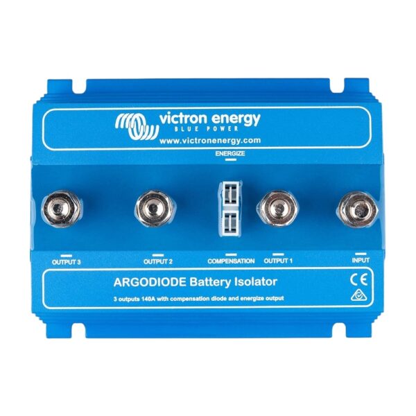 argodiode 140-3ac victron aislador 3 baterias 140a alta potencia frontal