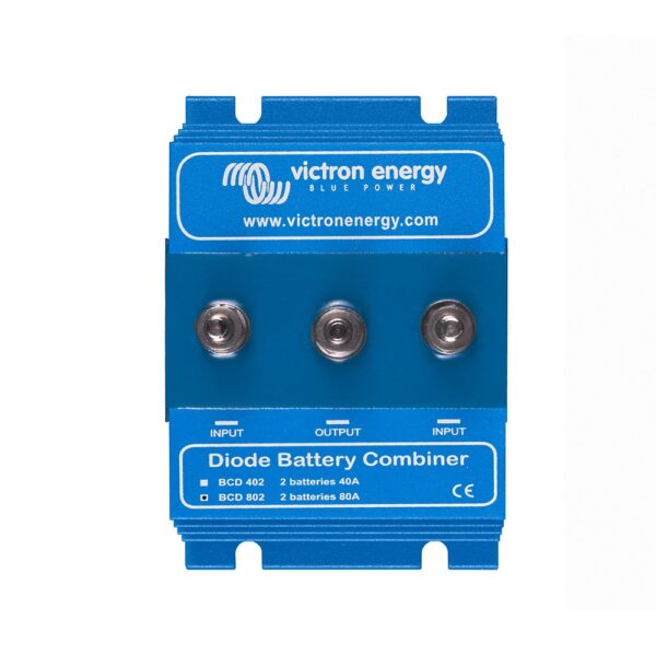 bcd 802 victron combinador diodo 2 fuentes 80a carga critica frontal