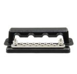 Title: Busbar 250A 2 Polos 12 Tornillos con Tapa Alta Corriente — Victron Energy