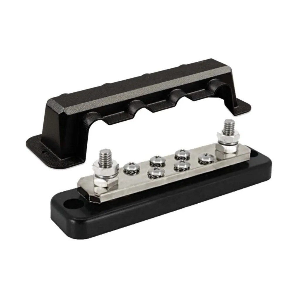 busbar 250a 2p 6 tornillos tapa victron energy distribucion dc alta corriente vbb125020620