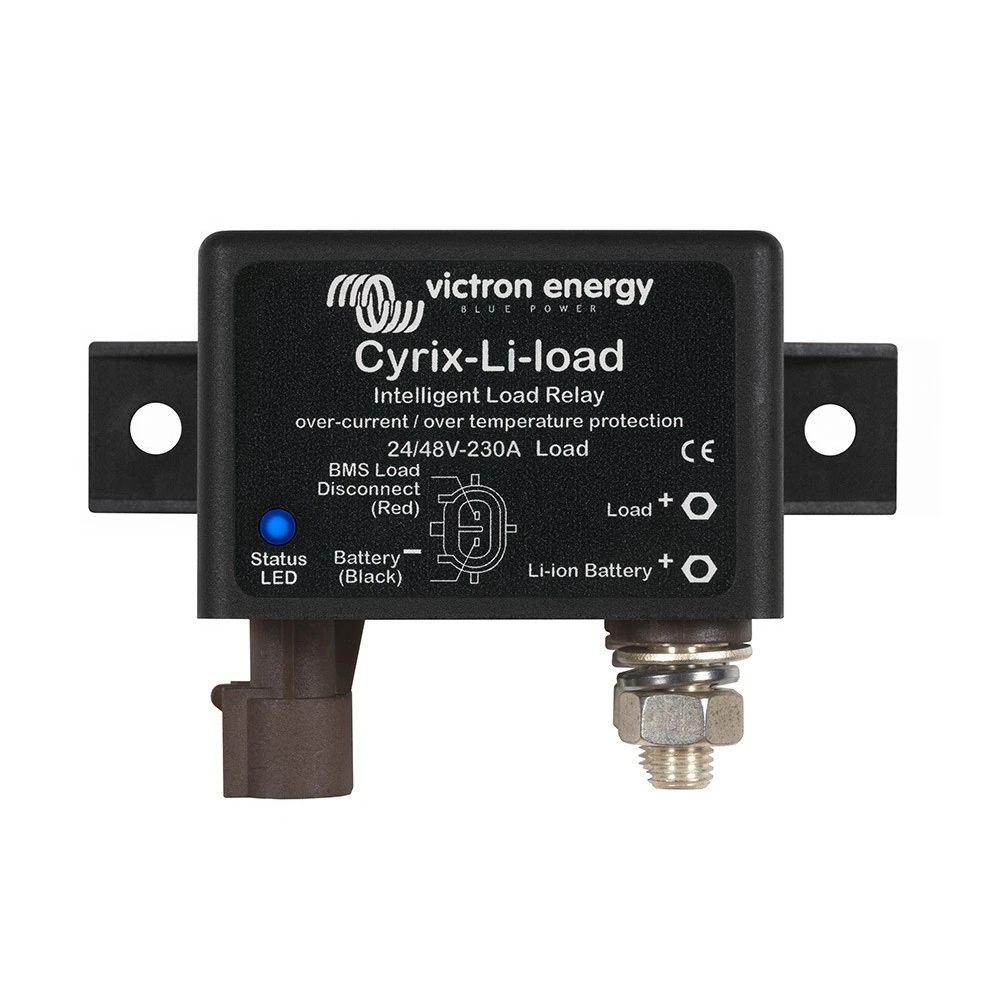 Cyrix-Li-load 24/48V-230A Combinador Alta Corriente Batería Arranque LiFePO4 — Victron Energy cyrix li load 24 48v 230a victron energy combinador alta corriente bateria arranque lifepo4 cyr020230450