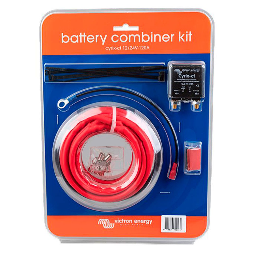 Cyrix-ct 120A Kit Combinador Inteligente con Cables Instalación — Victron Energy cyrix-ct 120a kit victron combinador inteligente cables instalacion completa