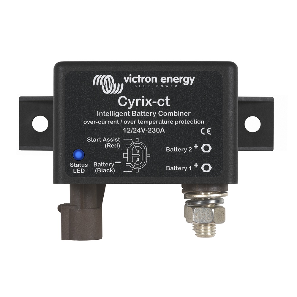 Cyrix-ct 12/24V-230A Combinador Inteligente Alta Corriente — Victron Energy cyrix-ct 230a victron combinador inteligente alta corriente 12-24v