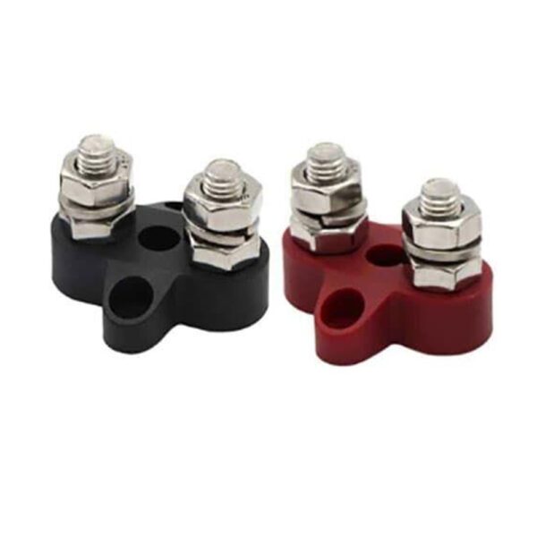 dual terminal stud m8 set rojo negro victron energy conexion dc lynx vbb413020010