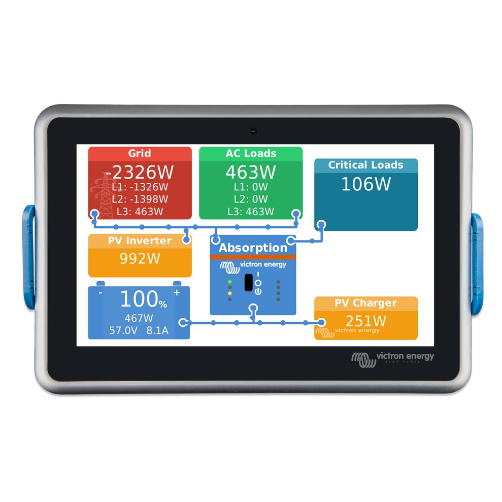 ekrano gx victron energy panel control solar pantalla tactil 7 pulgadas integrada bpp900480100