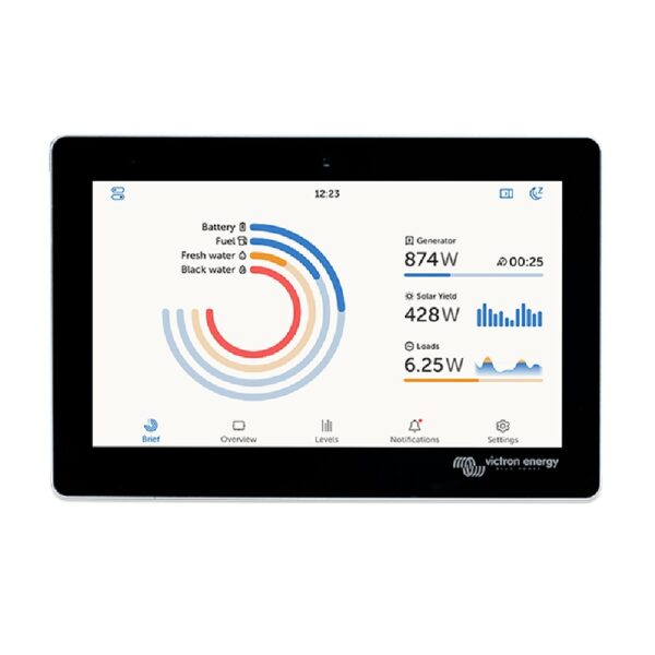 gx touch 50 flush victron energy pantalla tactil 5 pulgadas empotrada cerbo gx bpp900455150