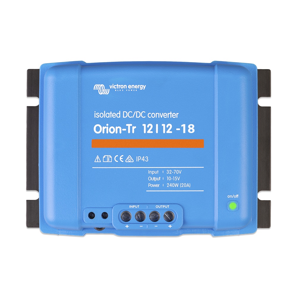 convertidor dc dc aislado 12v 12v 18a 220w orion tr aislamiento galvanico victron