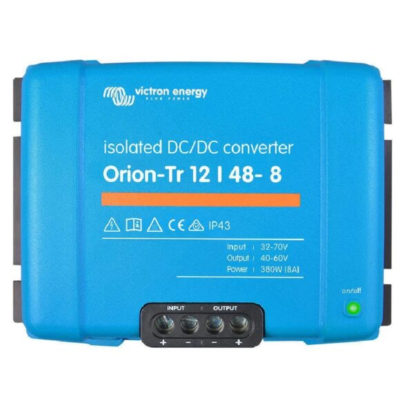 convertidor dc dc aislado 12v 48v 8a 380w orion tr aislamiento galvanico victron