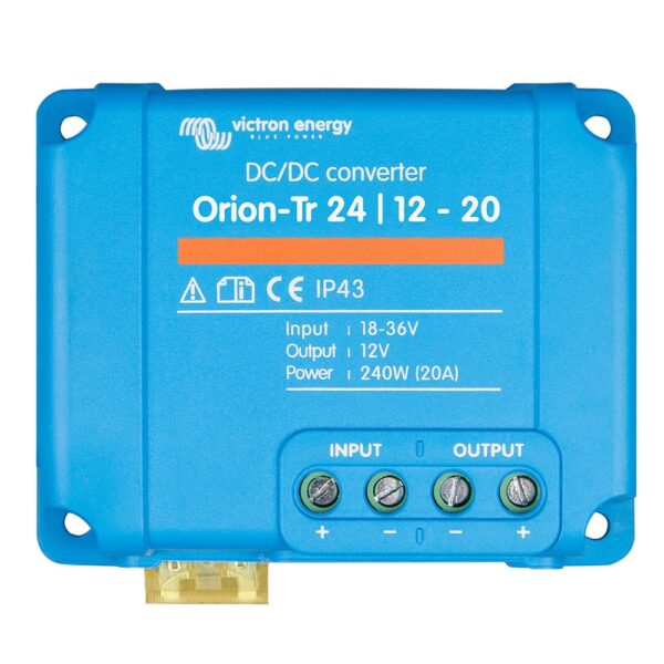 convertidor dc dc reductor 24v 12v 20a 240w orion tr no aislado victron energy