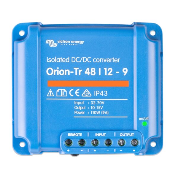 convertidor dc dc aislado 48v 12v 9a 110w orion tr aislamiento galvanico victron