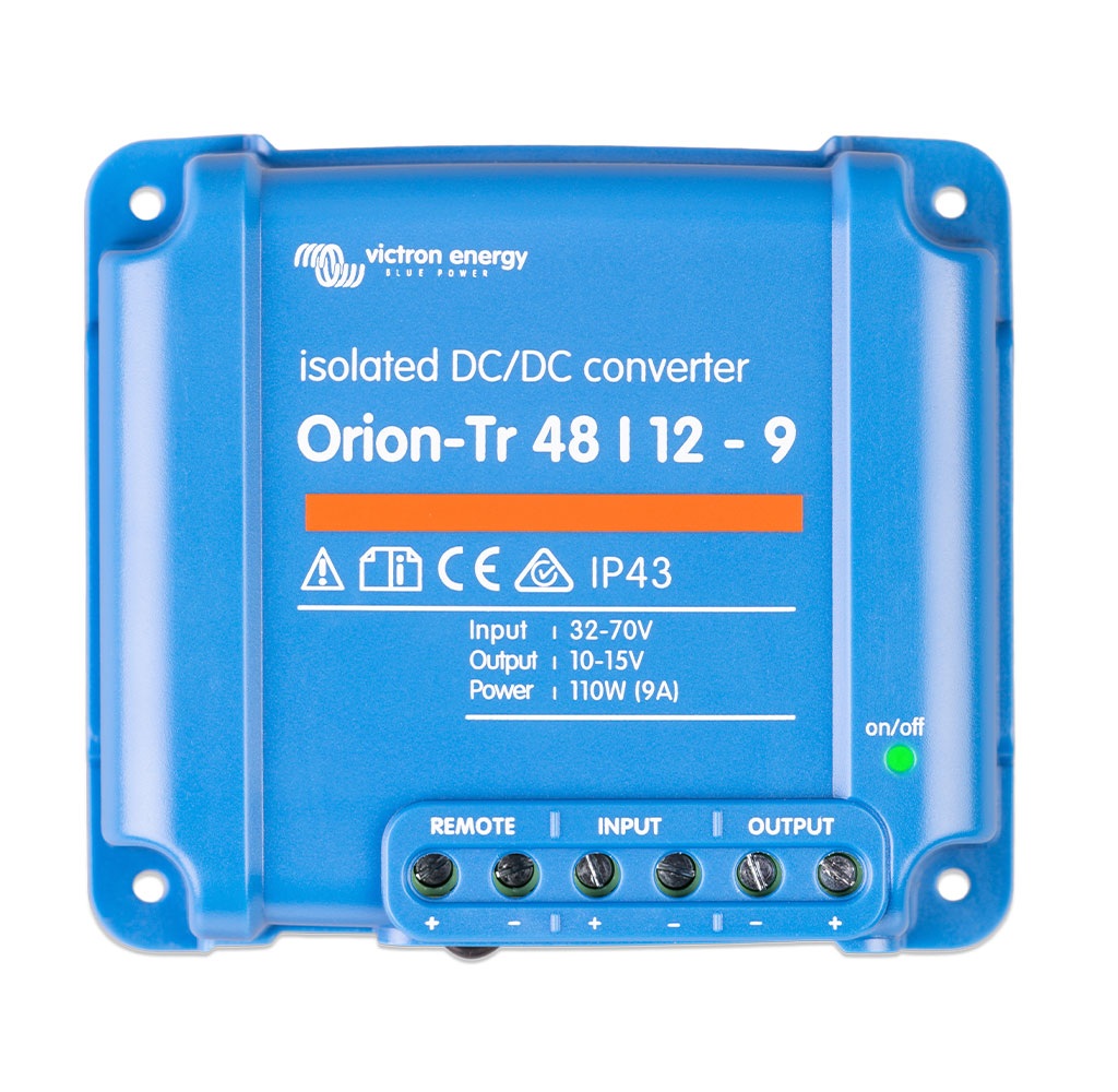 convertidor dc dc aislado 48v 12v 9a 110w orion tr aislamiento galvanico victron