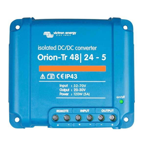 convertidor dc dc aislado 48v 24v 5a 120w orion tr aislamiento galvanico victron
