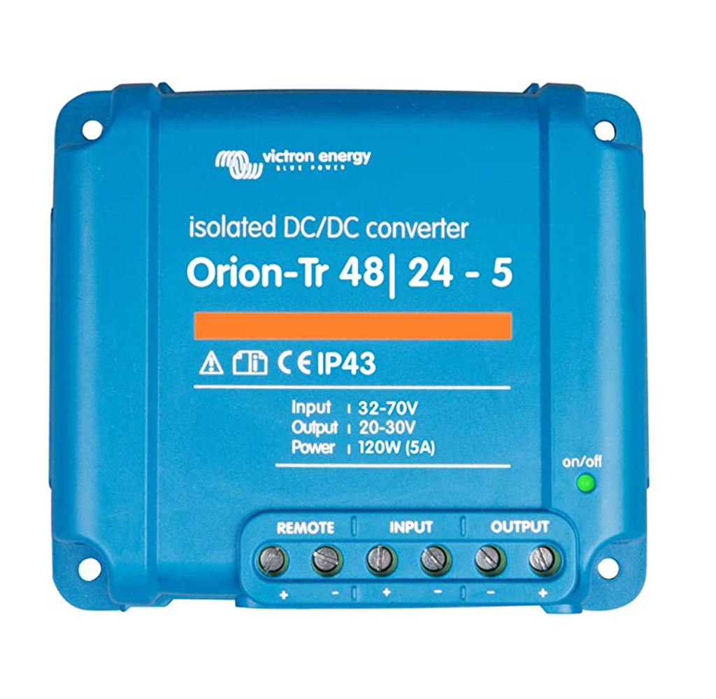 convertidor dc dc aislado 48v 24v 5a 120w orion tr aislamiento galvanico victron