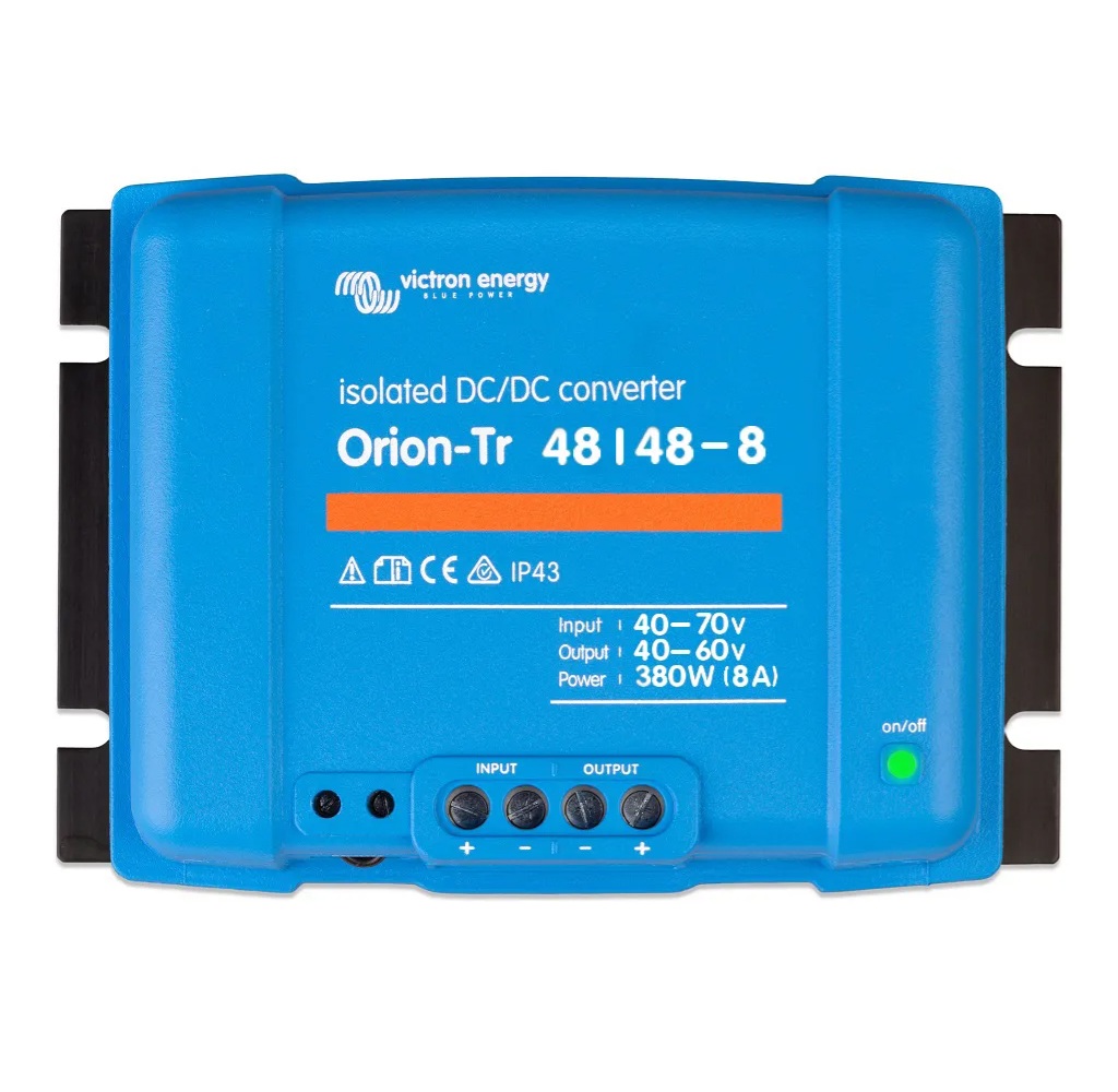 Orion-Tr 48/48-8A Aislado Convertidor DC-DC Aislamiento Galvánico 380W — Victron Energy convertidor dc dc aislado 48v 48v 8a 380w orion tr aislamiento galvanico victron
