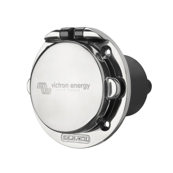 toma entrada puerto 16a acero inoxidable tapa power inlet nautica casco embarcacion premium victron