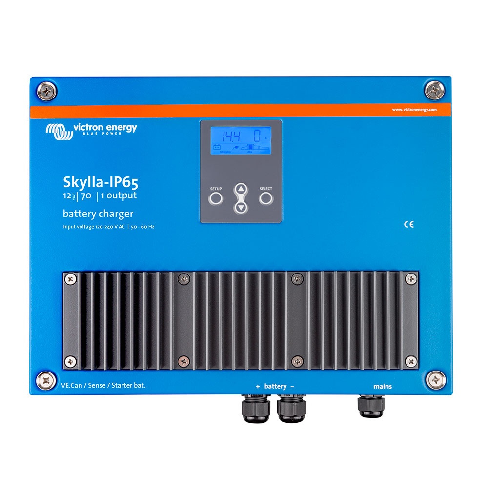 cargador bateria skylla ip65 12v 70a 1+1 salidas estanco nautica red 120 240v victron