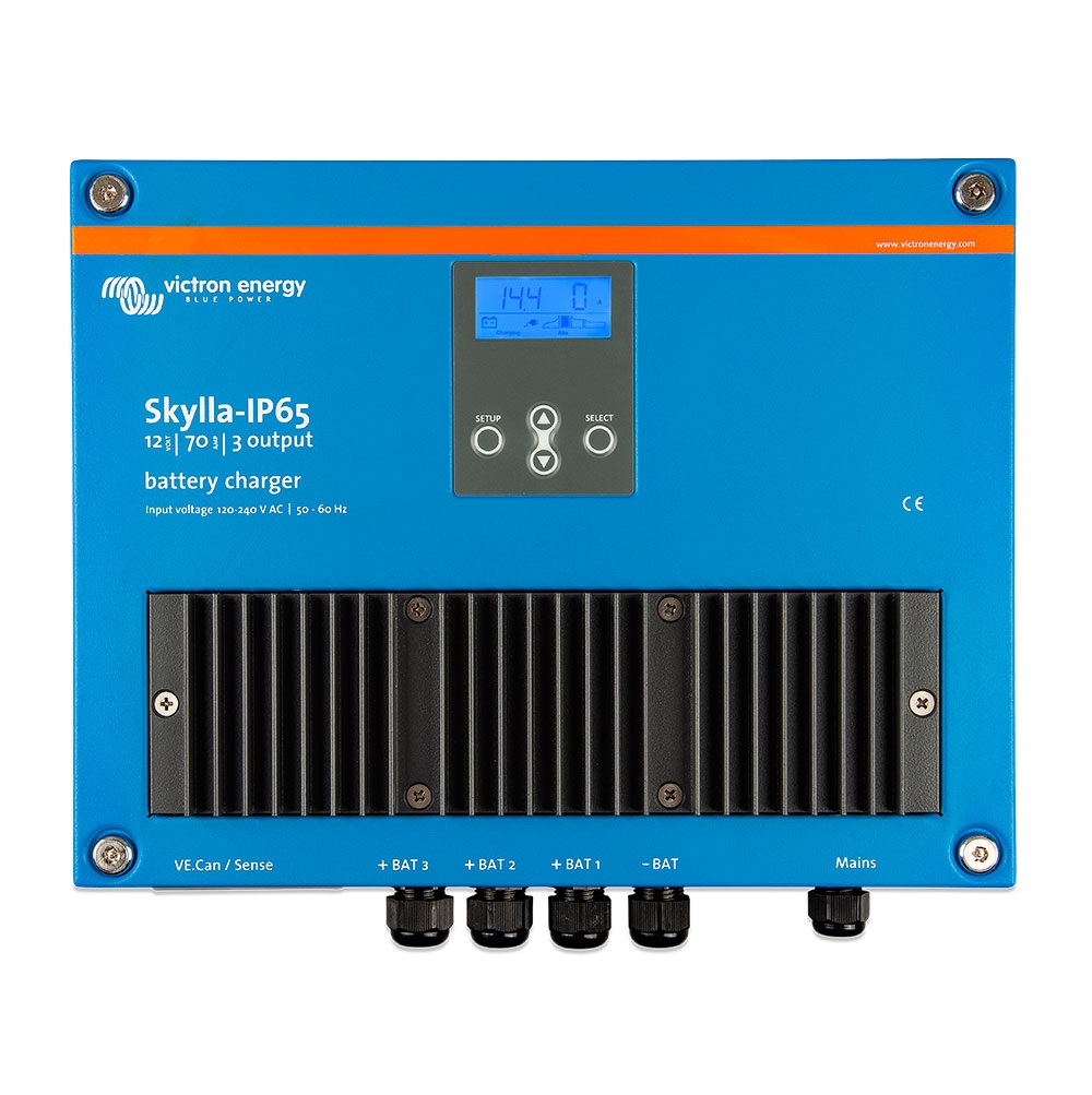 cargador bateria skylla ip65 12v 70a 3 salidas estanco nautica varios bancos victron