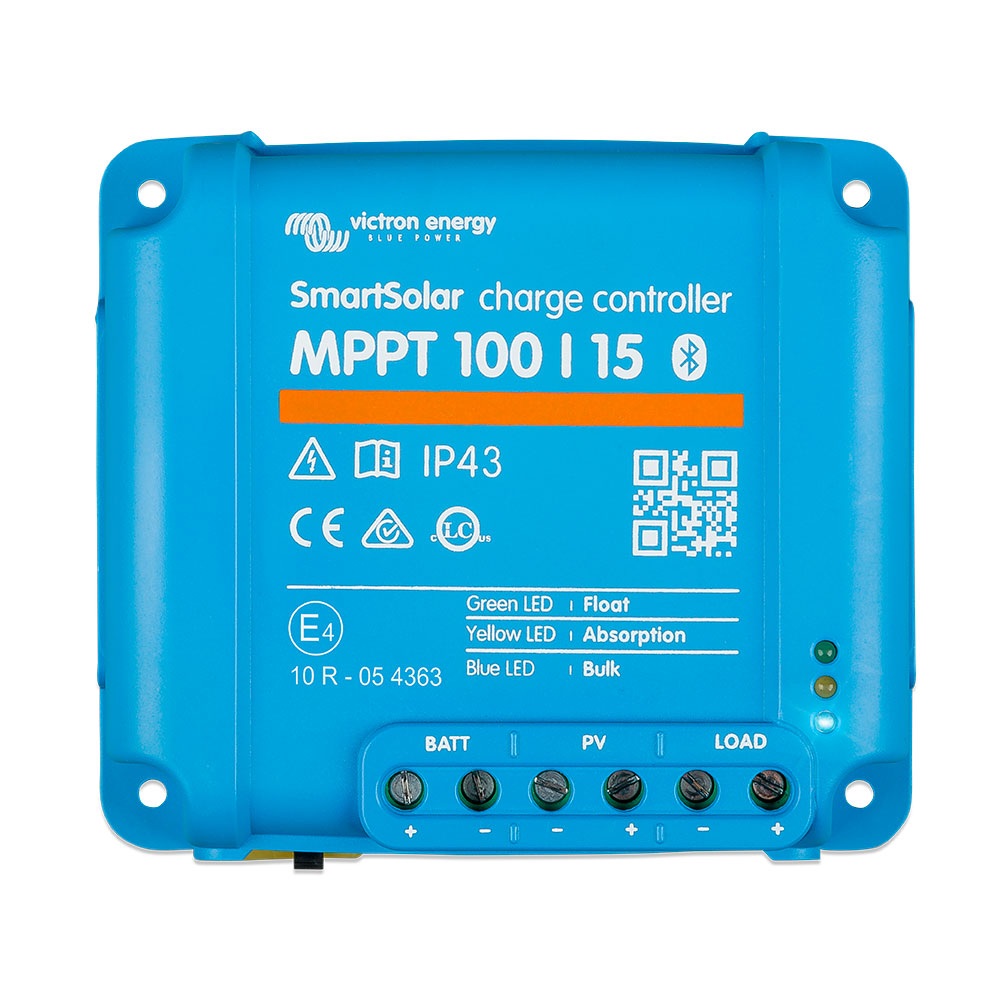 SmartSolar MPPT 100/15 Regulador Solar MPPT 100V 15A Bluetooth 12V 24V — Victron Energy smartsolar mppt 100 15 victron energy regulador solar mppt 100v 15a bluetooth 12v 24v scc110015060r
