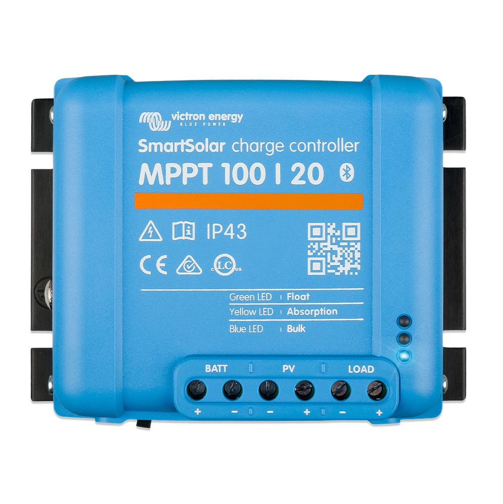 SmartSolar MPPT 100/20 Regulador Solar MPPT 100V 20A Bluetooth 12V 24V 48V — Victron Energy smartsolar mppt 100 20 victron energy regulador solar mppt 100v 20a bluetooth 12v 24v 48v scc110020160r