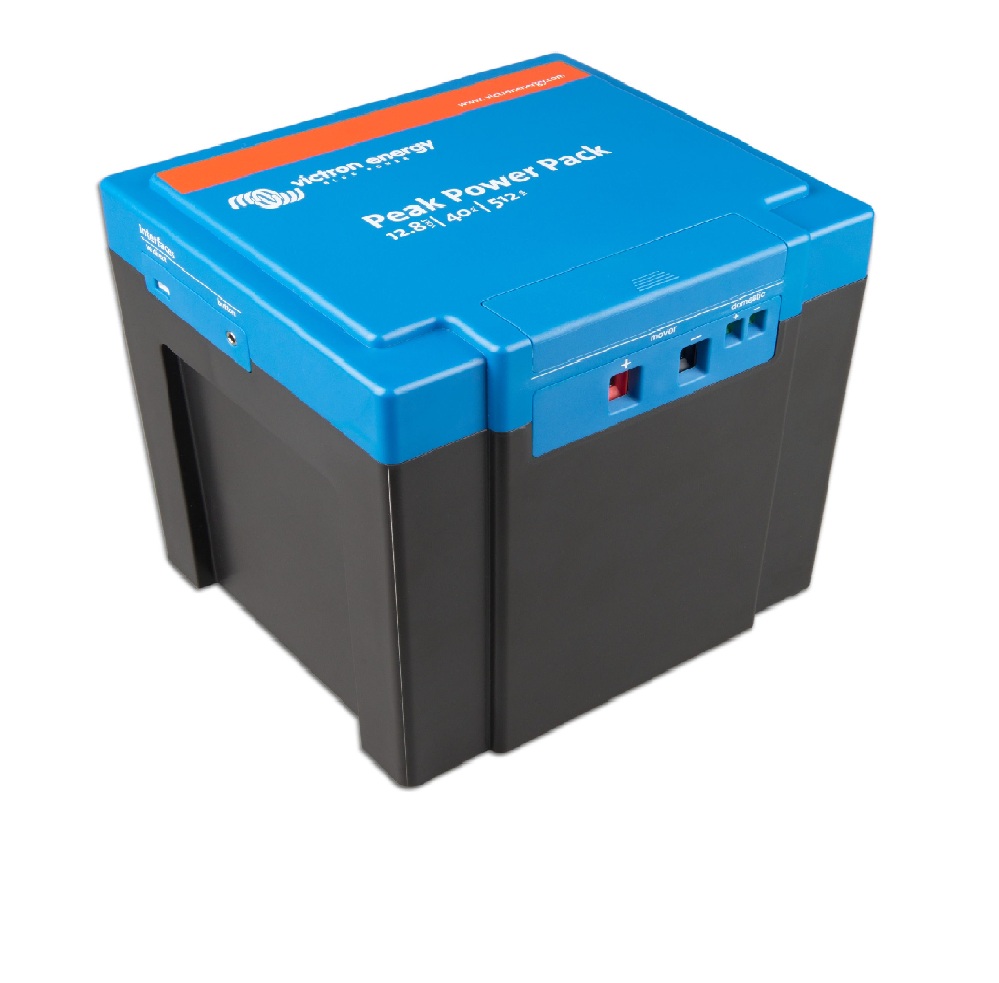 Peak Power Pack 12.8V/40Ah 512Wh Batería LiFePO4 Portátil Cargador AC — Victron Energy peak power pack 12 8v 40ah 512wh victron energy bateria lifepo4 portatil cargador ac ppp012040000