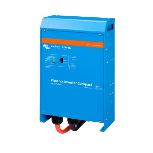 inversor compact 24 1600 victron energy formato mural 110mm 24v cin242160000