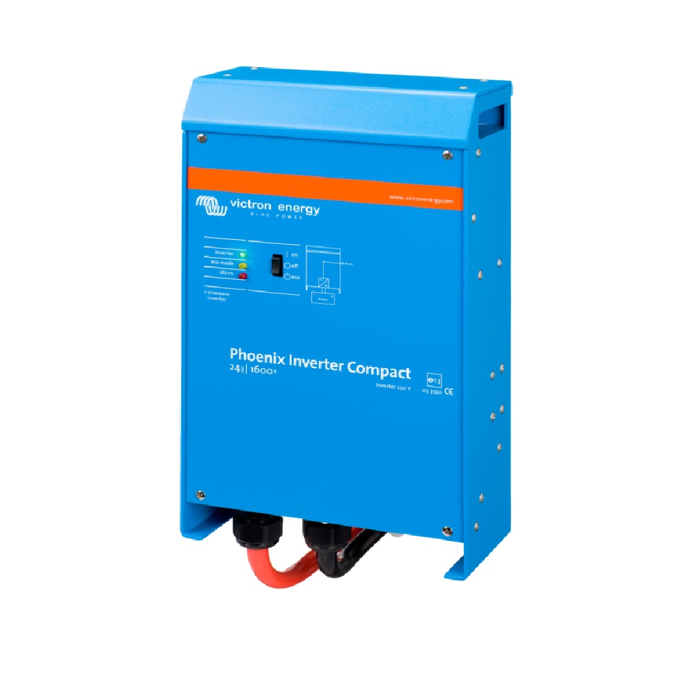 inversor compact 24 1600 victron energy formato mural 110mm 24v cin242160000